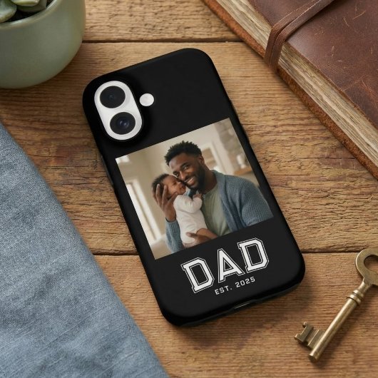 Coques Case-Mate iPhone Dad Established Bold Black Photo