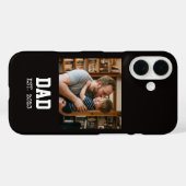 Coques Case-Mate iPhone Dad Established Photo Father's Day Gift Black (Verso (horizontal))