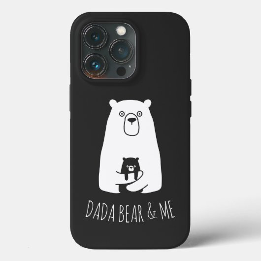 Coques Case-Mate iPhone DADA BEAR & ME | Papa Enfants Fils Fils Ours Dada (Verso)