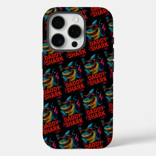Coques Case-Mate iPhone Daddy Shark Fêtes des pères cadeaux (Verso)