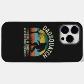 Coques Case-Mate iPhone Dadsquatch Comme Un Père Juste Beaucoup Plus De Sq (Verso (horizontal))
