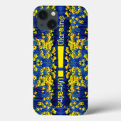 Coques Case-Mate iPhone Daffodique Printemps Exclamation jaune bleu Ukrain (Verso)