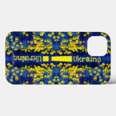Coques Case-Mate iPhone Daffodique Printemps Exclamation jaune bleu Ukrain (Verso (horizontal))