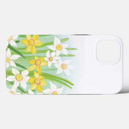Coques Case-Mate iPhone Daffodiques de printemps (Verso (horizontal))