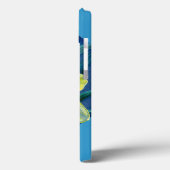 Coques Case-Mate iPhone Daffodiques jaune bleu nommé (Verso / Gauche)