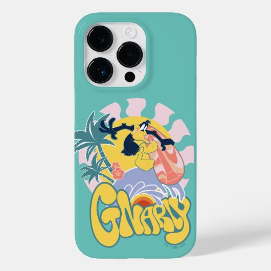 Coques Case-Mate iPhone DAFFY DUCK™ Surf - Gnarly (Verso)