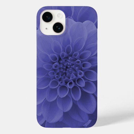 Coques Case-Mate iPhone Dahlia bleu (Verso)