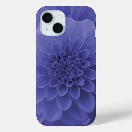 Coques Case-Mate iPhone Dahlia bleu (Verso)