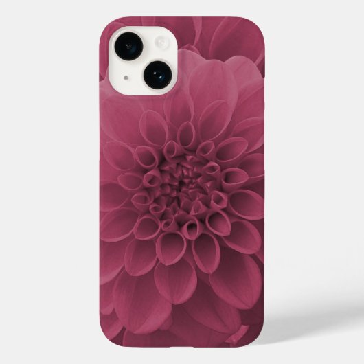 Coques Case-Mate iPhone Dahlia rose (Verso)