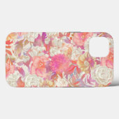 Coques Case-Mate iPhone Dahlias et design Rose (Verso (horizontal))