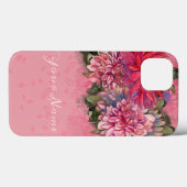Coques Case-Mate iPhone dahlias fleurs (Verso (horizontal))