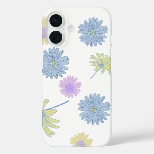 Coques Case-Mate iPhone Dainty Daisies iPhone 16 Case (Verso)