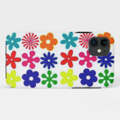 Coques Case-Mate iPhone Daisies des années 1970 (Dos (Horizontal))
