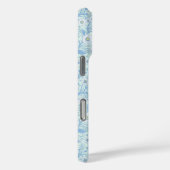 Coques Case-Mate iPhone Daisies in white and blue on sea glass (Verso / Droite)