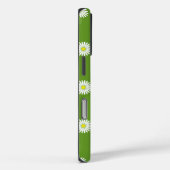 Coques Case-Mate iPhone Daisies Motif illustratif sur Vert (Verso / Droite)