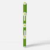 Coques Case-Mate iPhone Daisies Motif illustratif sur Vert (Verso / Droite)