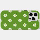 Coques Case-Mate iPhone Daisies Motif illustratif sur Vert (Verso (horizontal))