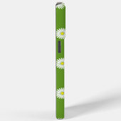 Coques Case-Mate iPhone Daisies Motif illustratif sur Vert (Verso / Droite)