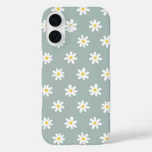 Coques iPhone 16 Daisy Boho Floral