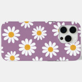 Coques Case-Mate iPhone Daisy délice sur violet (Verso (horizontal))