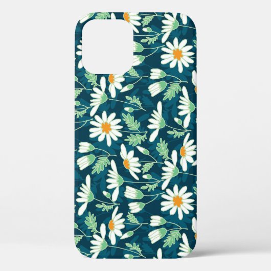 Coques Case-Mate iPhone Daisy Ditsy Chamomile Romantique Print (Verso)