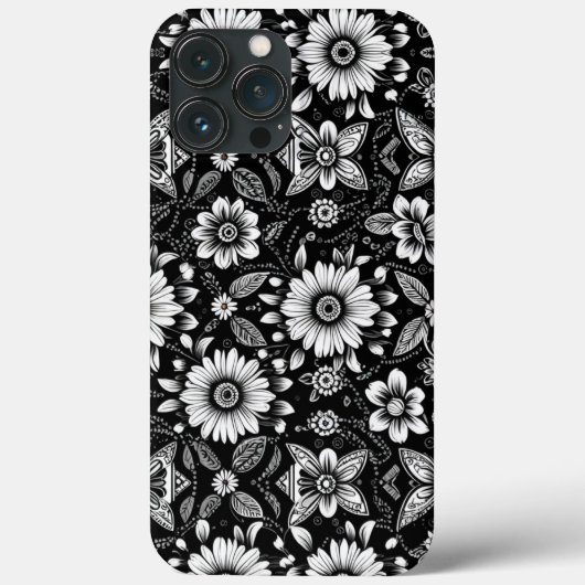 Coques Case-Mate iPhone Daisy Dose N&B (Verso)