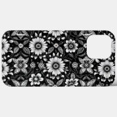 Coques Case-Mate iPhone Daisy Dose N&B (Verso (horizontal))