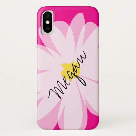 Coques Case-Mate iPhone Daisy fleur vectoriel art personnalisé iPhone X co (Dos)