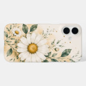 Coques Case-Mate iPhone Daisy Floral Blanc Élégant (Verso (horizontal))