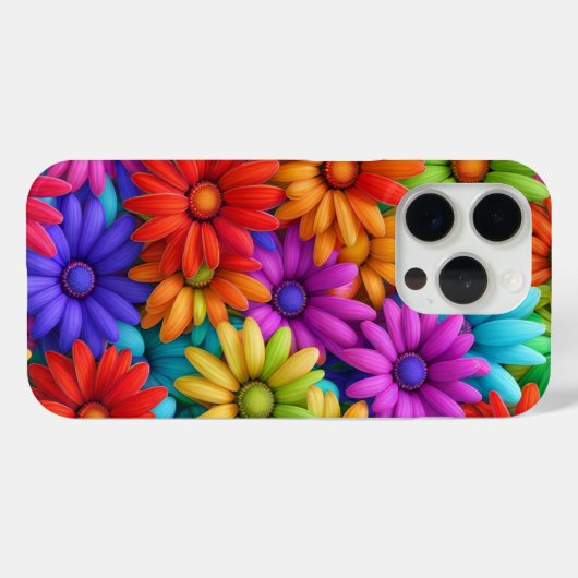 Coques Case-Mate iPhone Daisy fou #5 - iPhone 15 Pro Coques (Verso (horizontal))
