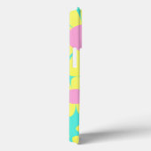 Coques Case-Mate iPhone Daisy Green Aqua (Verso / Droite)