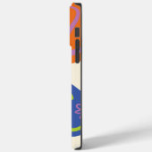 Coques Case-Mate iPhone Daisy Groove Bleu, orange, violet, vert et crème (Verso / Gauche)