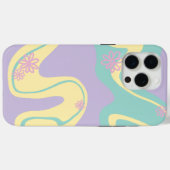 Coques Case-Mate iPhone Daisy Groove Pastel Rose, Jaune, Violet & Vert (Verso (horizontal))