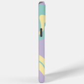 Coques Case-Mate iPhone Daisy Groove Pastel Rose, Jaune, Violet & Vert (Verso / Droite)