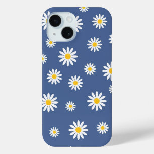 Coque Pour iPhone 15 Daisy Meadows Blue