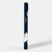 Coques Case-Mate iPhone Daisy On Blue Motif (Verso / Droite)