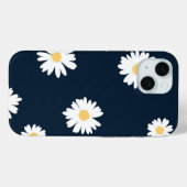 Coques Case-Mate iPhone Daisy On Blue Motif (Verso (horizontal))