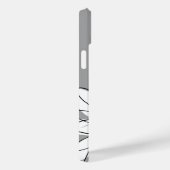 Coques Case-Mate iPhone Daisy tendance avec gris et jaune (Verso / Droite)