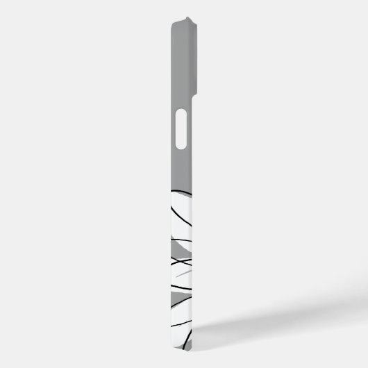 Coques Case-Mate iPhone Daisy tendance avec gris et jaune (Verso / Droite)