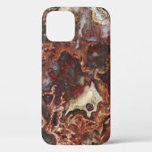 Coques Case-Mate iPhone Dalle de cristal de pierre d'agate de mousse esthé (Verso)