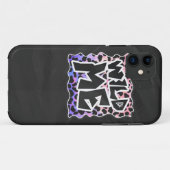 Coques Case-Mate iPhone Dalmatie Noir et rose Me sauvage (Dos (Horizontal))