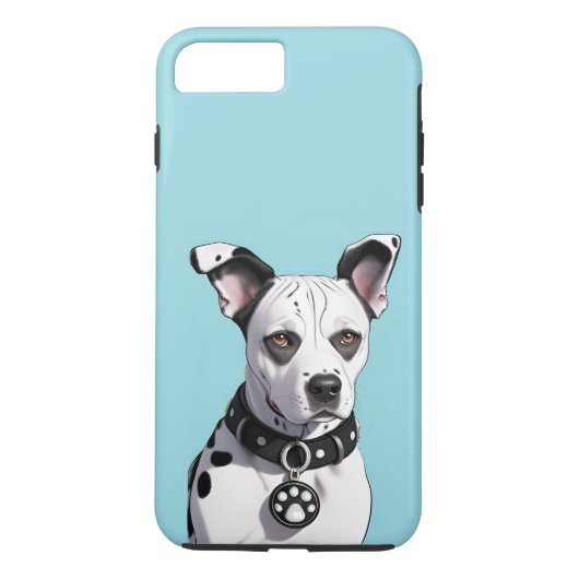 Coques Case-Mate iPhone Dalmatien aux Taches Noires et Collier (Dos)