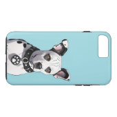 Coques Case-Mate iPhone Dalmatien aux Taches Noires et Collier (Dos (Horizontal))
