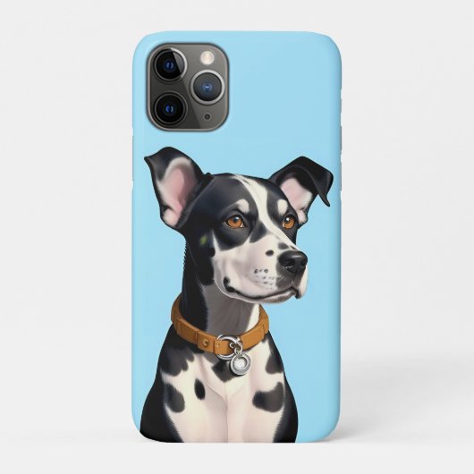 Coques Case-Mate iPhone Dalmatien aux Taches Noires et Collier (Dos)