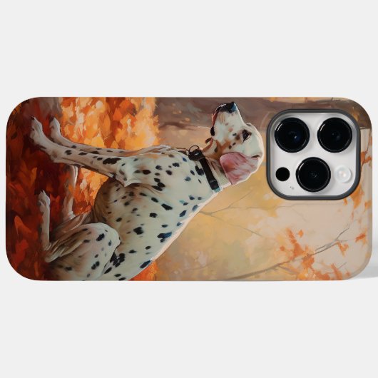 Coques Case-Mate iPhone Dalmatien en automne Feuilles automne Inspirer (Verso (horizontal))