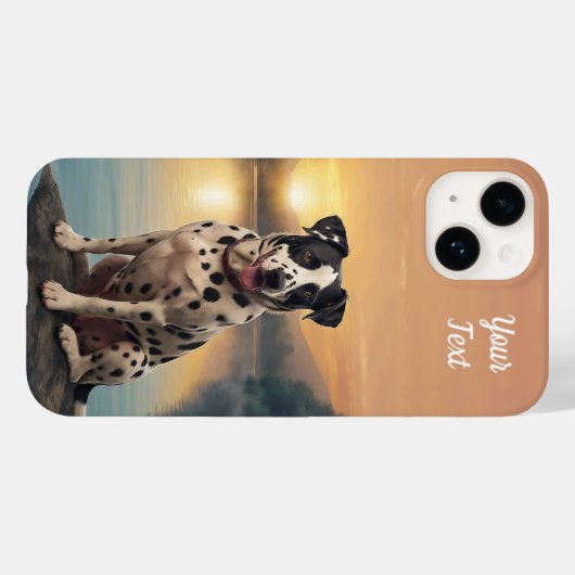 Coques Case-Mate iPhone Dalmatien par lac (Verso (horizontal))