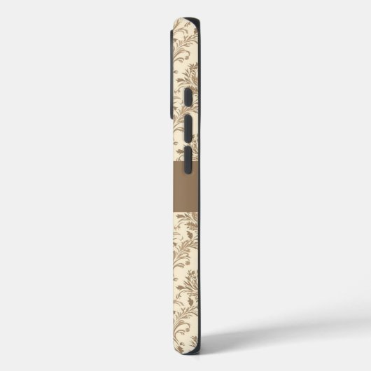 Coques Case-Mate iPhone Damas beige classique (Verso / Gauche)