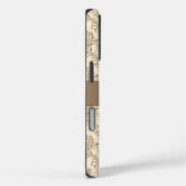 Coques Case-Mate iPhone Damas beige classique (Verso / Droite)