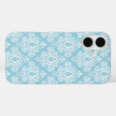 Coques Case-Mate iPhone Damas bleu (Verso (horizontal))