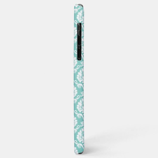Coques Case-Mate iPhone Damas bleues en ébullition (Dos/Gauche)